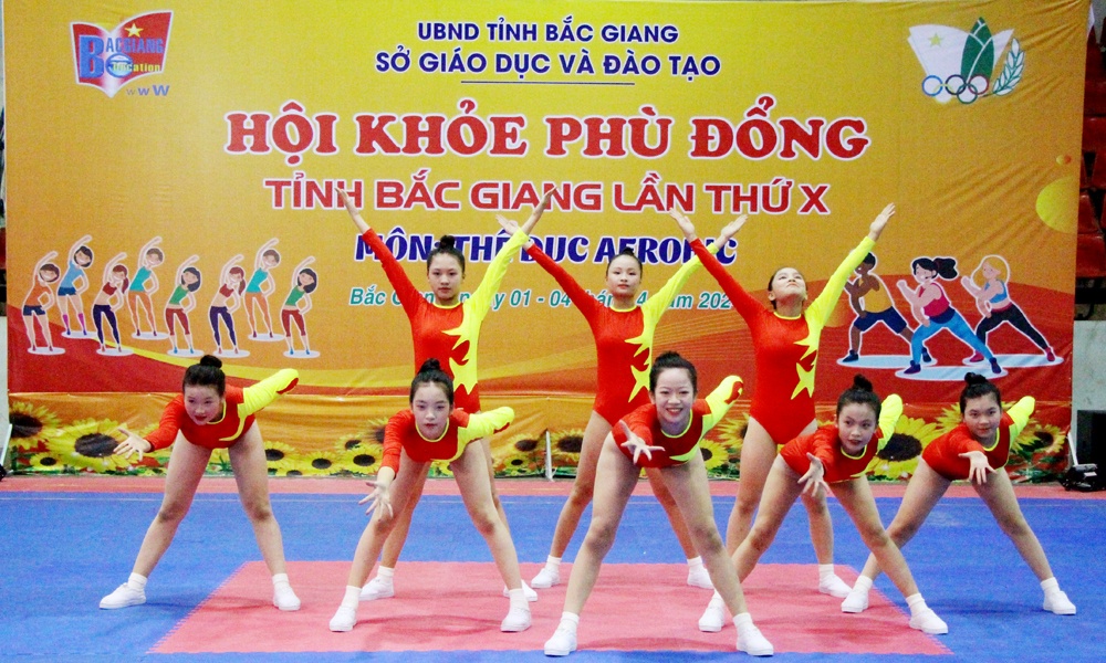 Gần 2 nghìn huy chương các loại được trao tại Hội khỏe Phù Đổng tỉnh Bắc Giang lần thứ X năm 2024