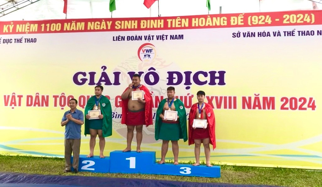 Bắc Giang giành 7 Huy chương tại Giải Vô địch Vật dân tộc quốc gia lần thứ 28 năm 2024|https://svhttdl.bacgiang.gov.vn/vi_VN/chi-tiet-tin-tuc/-/asset_publisher/xqtf4Gcdcef5/content/bac-giang-gianh-7-huy-chuong-tai-giai-vo-ich-vat-dan-toc-quoc-gia-lan-thu-28-nam-2024