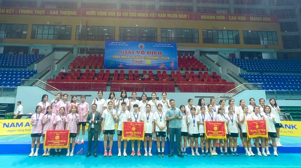 Bế mạc giải vô địch Cầu mây quốc gia năm 2024 tại Bắc Giang
